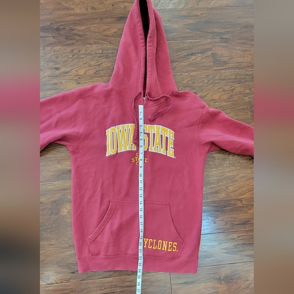 Iowa State Cyclones Embroidered Hooded Sweatshirt Size Small - Picture 6 of 8